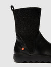 Botas com Fecho em Preto